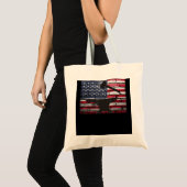 Amerikaanse vlag  Patriotic Blacksmith Anvil Tote Bag (Voorkant (product))