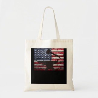 Amerikaanse vlag Patriotic Blacksmith Anvil Tote Bag