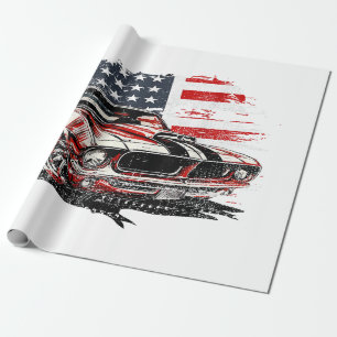 Amerikaanse vlag Patriotic Cadeaupapier