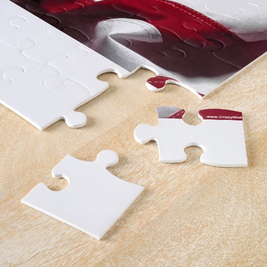 Amerikaanse vlag Patriotic Eagle Legpuzzel (Zijkant)