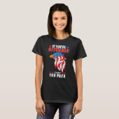 Amerikaanse vlag Patriotic Eagle T-shirt (Voorkant volledig)