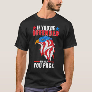 Amerikaanse vlag Patriotic Eagle T-shirt