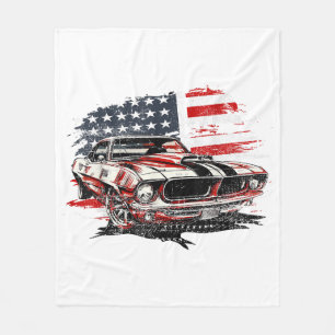 Amerikaanse vlag Patriotic Fleece Deken