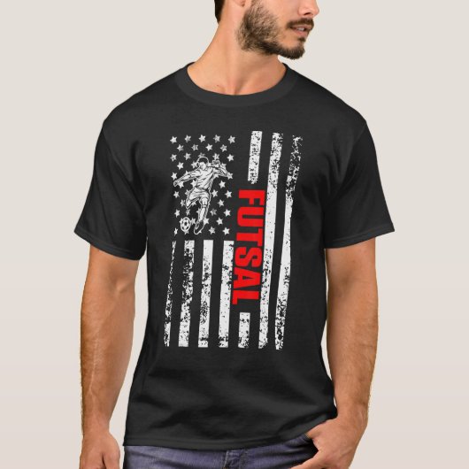 Amerikaanse vlag Patriotic Futsal T-shirt (Voorkant)