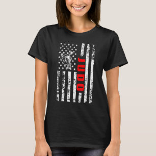 Amerikaanse vlag Patriotic Judo T-shirt