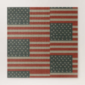 Amerikaanse vlag Patriotic Legpuzzel (Verticaal)