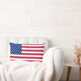 Amerikaanse vlag Patriotic Lumbar Pillow Kussen