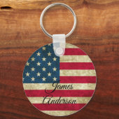 Amerikaanse vlag Patriotic Sleutelhanger (Voorkant)