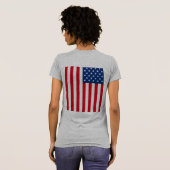 Amerikaanse vlag Patriotic T-shirt (Achterkant volledig)
