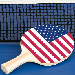 Amerikaanse vlag Patriotic Table Tennis Ping Pong Tafeltennisbatje