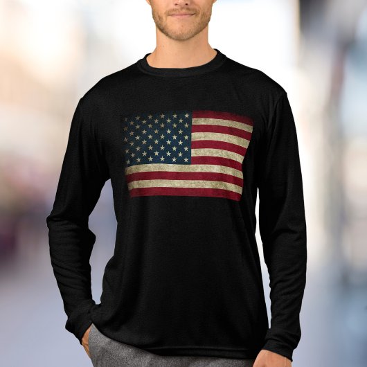 Amerikaanse vlag Patriotic Tri-Blend Shirt