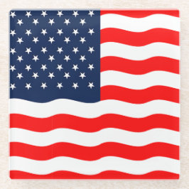 Amerikaanse Vlag Patriotische Drank Ondersetellers Glazen Onderzetter