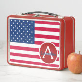 Amerikaanse Vlag Patriotische Lunchbox (In situ)