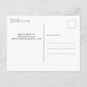 Amerikaanse vlag Patriottic Birthday Uitnodiging Briefkaart (Achterkant)