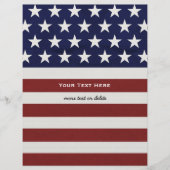 Amerikaanse Vlag Patriottic Juli 4 de Douane (Voorkant)