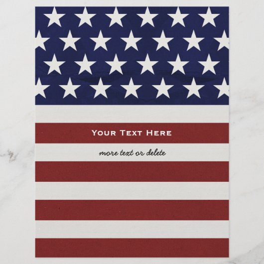 Amerikaanse Vlag Patriottic Juli 4 de Douane (Voorkant)