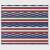 Amerikaanse Vlag Patriottic Juli 4 de Douane Cadeaupapier (Vlak)