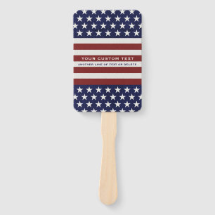 Amerikaanse Vlag Patriottic Juli 4 de Douane Handwaaier