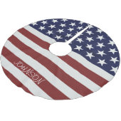 Amerikaanse Vlag Patriottic Juli 4 de Douane Kerstboom Rok (Gekanteld)