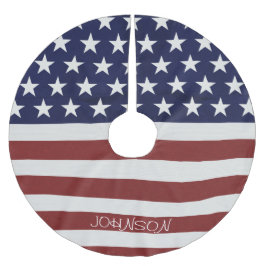 Amerikaanse Vlag Patriottic Juli 4 de Douane Kerstboom Rok