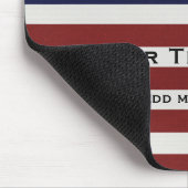 Amerikaanse Vlag Patriottic Juli 4 de Douane Muismat (Hoek)