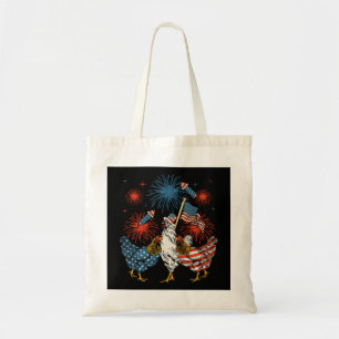 Amerikaanse vlag Patriottisch 4 juli Tote Bag