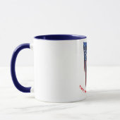 Amerikaanse vlag Patriottisch gebruik Mok (Links)