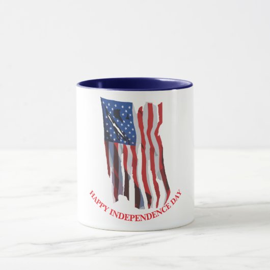 Amerikaanse vlag Patriottisch gebruik Mok (Midden)