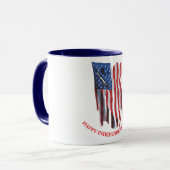 Amerikaanse vlag Patriottisch gebruik Mok (Voorkant links)
