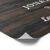 Amerikaanse Vlag Patriottisch Herdenkingsfoto Begr Poster (Hoek)