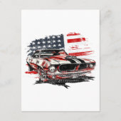 Amerikaanse Vlag Patriottisch  Informatiekaartje (Achterkant)