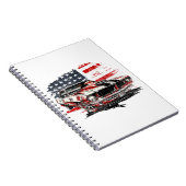 Amerikaanse Vlag Patriottisch Notitieboek (Rechterzijde)