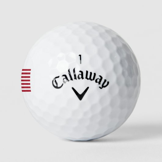 Amerikaanse Vlag Patriottisch Ontwerp Golfballen (Logo)