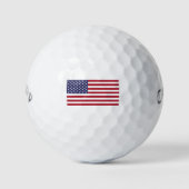 Amerikaanse Vlag Patriottisch Ontwerp Golfballen (Voorkant)