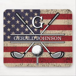 Amerikaanse vlag patriottisch ontwerp muismat