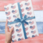 Amerikaanse vlag patriottisch patroon cadeaupapier