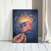 Amerikaanse Vlag Patriottisch Poster