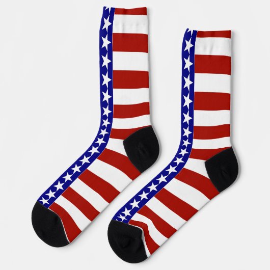 Amerikaanse vlag - Patriottisch Sokken (Links)