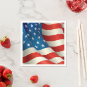 Amerikaanse vlag Patriottisch Symbool van Amerika Servet (Insitu)
