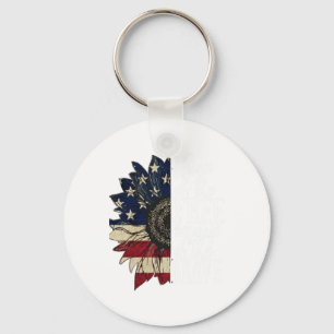 Amerikaanse Vlag Patriottisch Thuis Van De Vrijen  Sleutelhanger