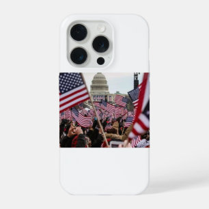 Amerikaanse Vlag Patriottisch USA Capitool Vrijhei iPhone 15 Pro Case