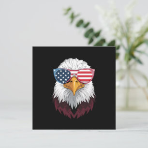 Amerikaanse Vlag Patriottische Adelaar 4 juli Kaart