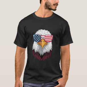 Amerikaanse Vlag Patriottische Adelaar 4 juli T-shirt