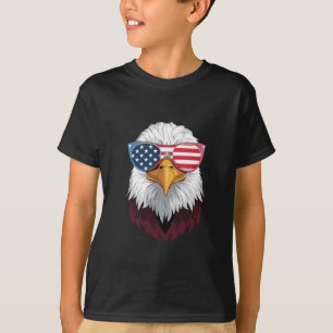 Amerikaanse Vlag Patriottische Adelaar 4 juli T-shirt