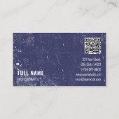 Amerikaanse vlag Patriottische Amerikaanse Rood Wi Visitekaartje (Achterkant)