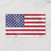 Amerikaanse vlag Patriottische Amerikaanse Rood Wi Visitekaartje (Voorkant)