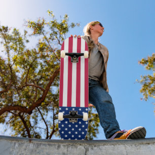 Amerikaanse vlag Patriottische Amerikaanse sterren Skateboard