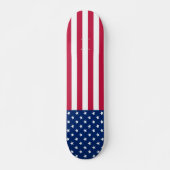 Amerikaanse vlag Patriottische Amerikaanse sterren Skateboard (Voorkant)
