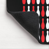 Amerikaanse vlag - Patriottische Bowler & Bowling Muismat (Hoek)