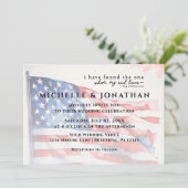 Amerikaanse vlag Patriottische christelijke Bijbel Kaart (Staand voorkant)